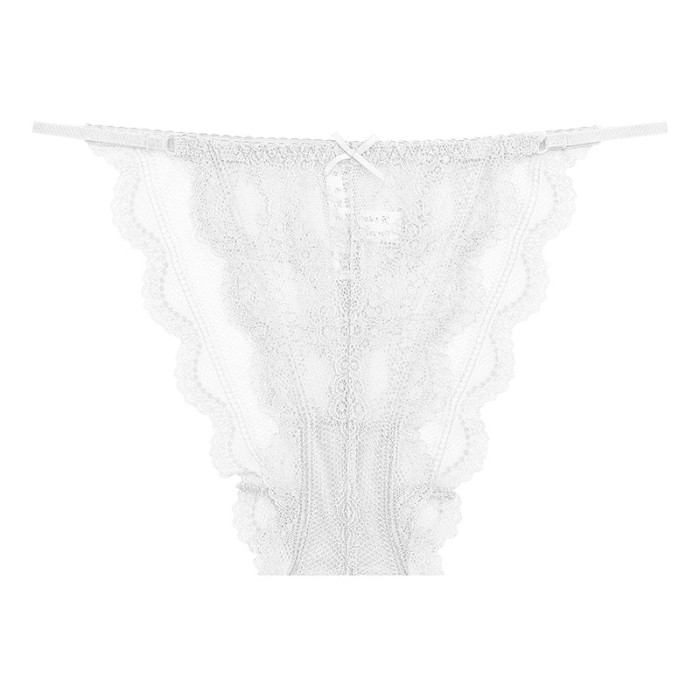 Wholesale Mix Women Lace Cotton Panties Underwear Elastic Sheer Lace Thong G-Strings