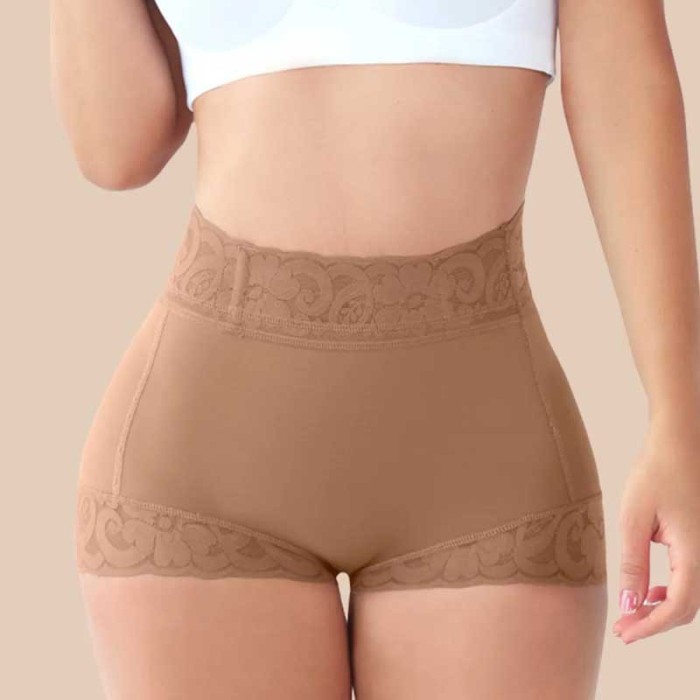 Wholesale Classic Butt Lifter Lace Briefs Tummy Control Waist Trainer Panties Body Shaper
