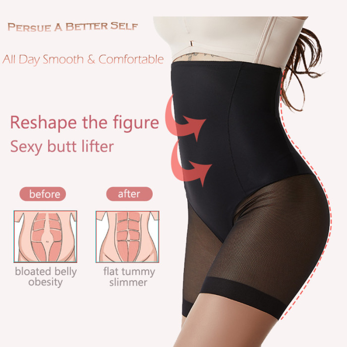 Wholesale Tummy Firm Control High Waist Shapewear Panty Seamless Butt Lift Safety Shorts