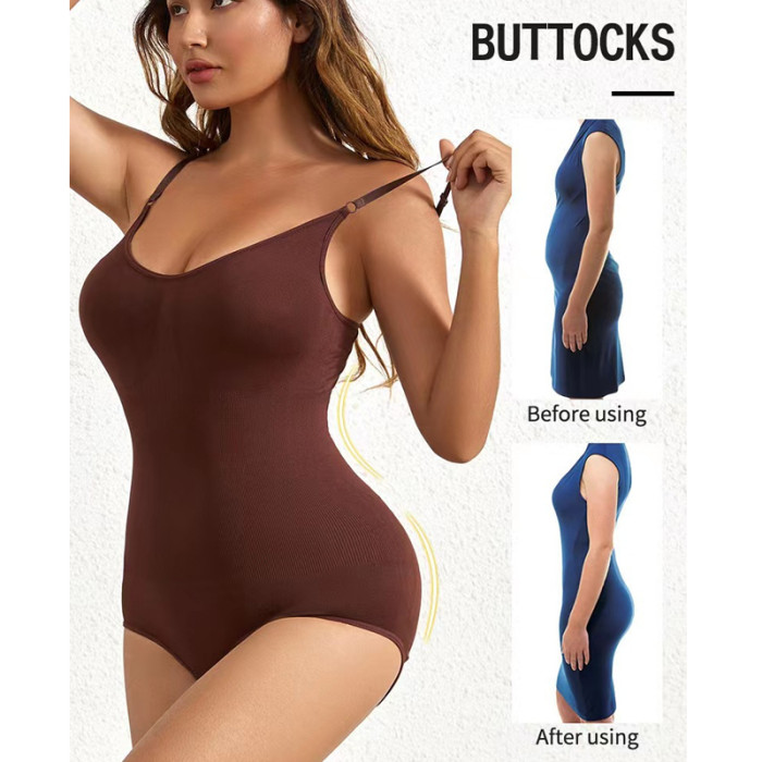 Wholesale Tummy Compression Bodysuit Shaper with Butt Lifter Sculpting Shaper Seamless