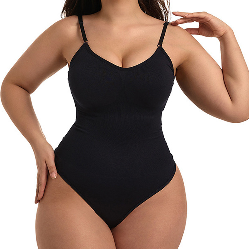 Wholesale Tummy Control Thong Bodysuit Shaper with Butt Lifter Sculpting Seamless Shapewear