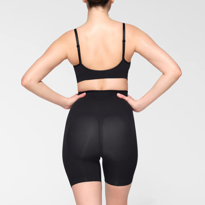 Wholesale Skims Seamless Sculpt High Waisted Shapewear Shorts Mid Thigh Tummy Control