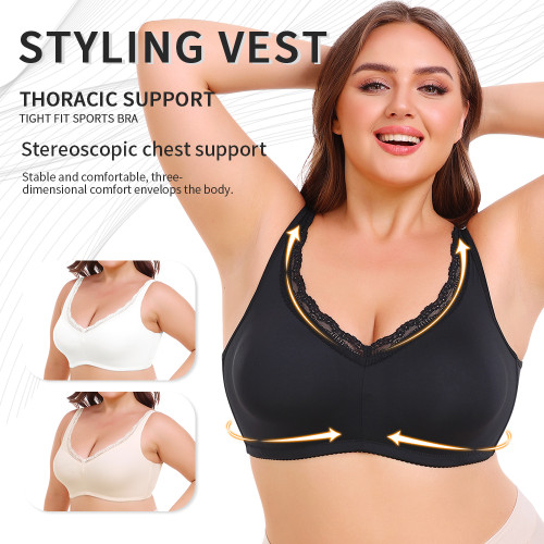 Wholesale Plus Size Full Cup Bra Large Breast Fat Women Push Up Bra