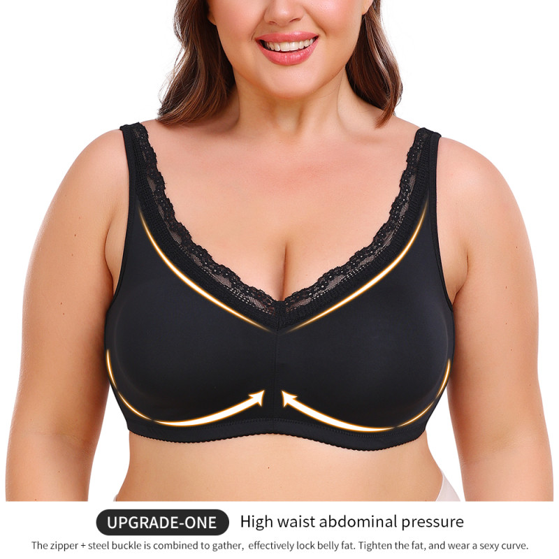 Wholesale Plus Size Full Cup Bra Large Breast Fat Women Push Up Bra