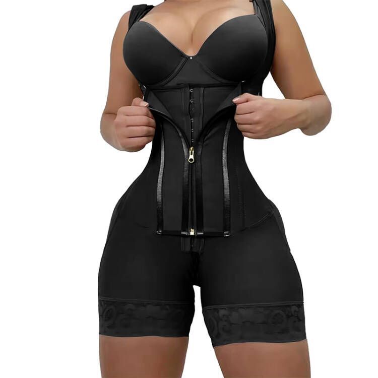Wholesale Fajas Full Body Shaper Butt Lifter Bodysuit Support Colombian Girdles High Compression