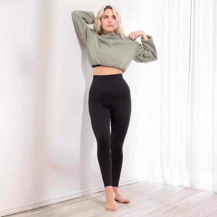 Wholesale Shapermint Leggings Tummy Control Shapewear Tights Seamless High Waist Compression