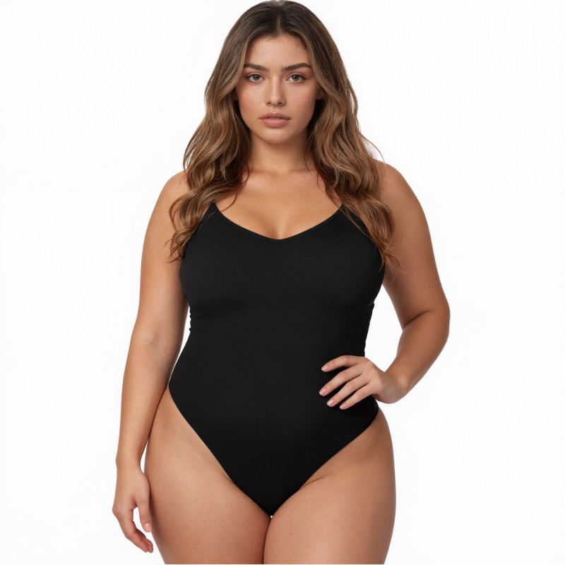 Wholesale Skims Backless Shapewear Halter Bodysuit Tummy Control Thong Design
