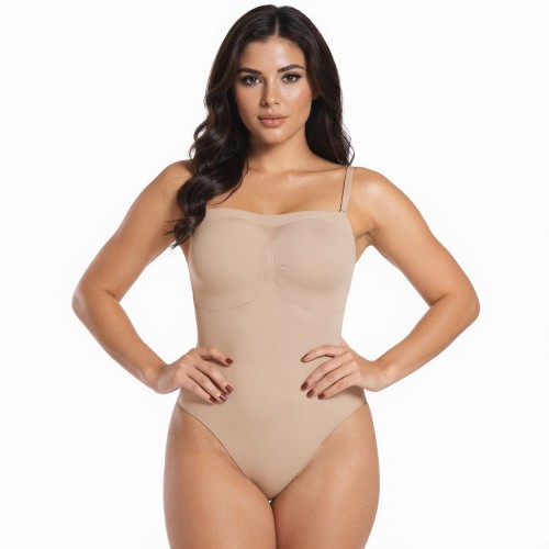 Wholesale SKIMS No-Show Bustier Shapewear Seamless Tight-Fitting Abdomen-Controlling