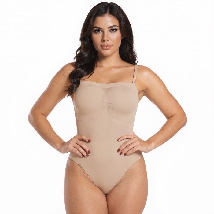 Wholesale SKIMS No-Show Bustier Shapewear Seamless Tight-Fitting Abdomen-Controlling