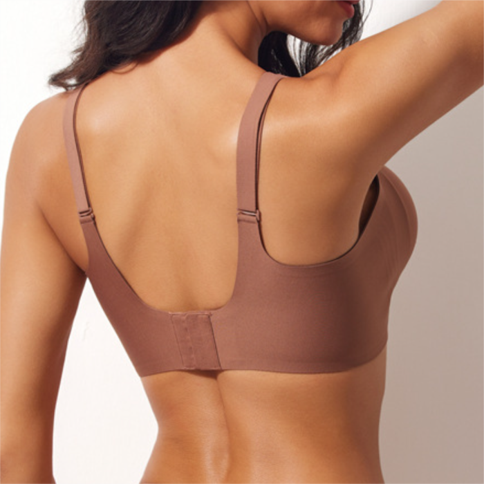 Wholesale Wireless Seamless Jelly Bra Plus Size Side Boob Control with Strong Support