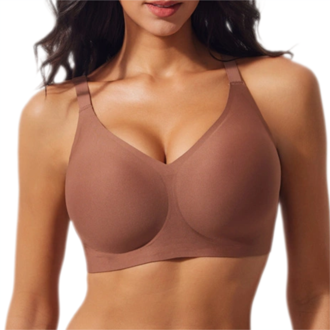Wholesale Wireless Seamless Jelly Bra Plus Size Side Boob Control with Strong Support