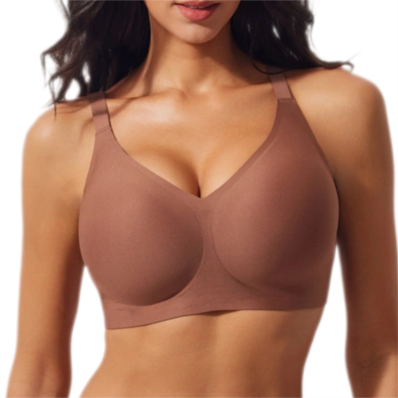 Wholesale Wireless Seamless Jelly Bra Plus Size Side Boob Control with Strong Support