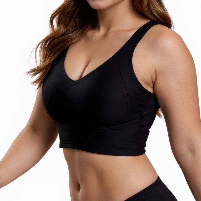 Wholesale Seven-Row Closure Jelly Bra Seamless Minimizer Full-Cup 