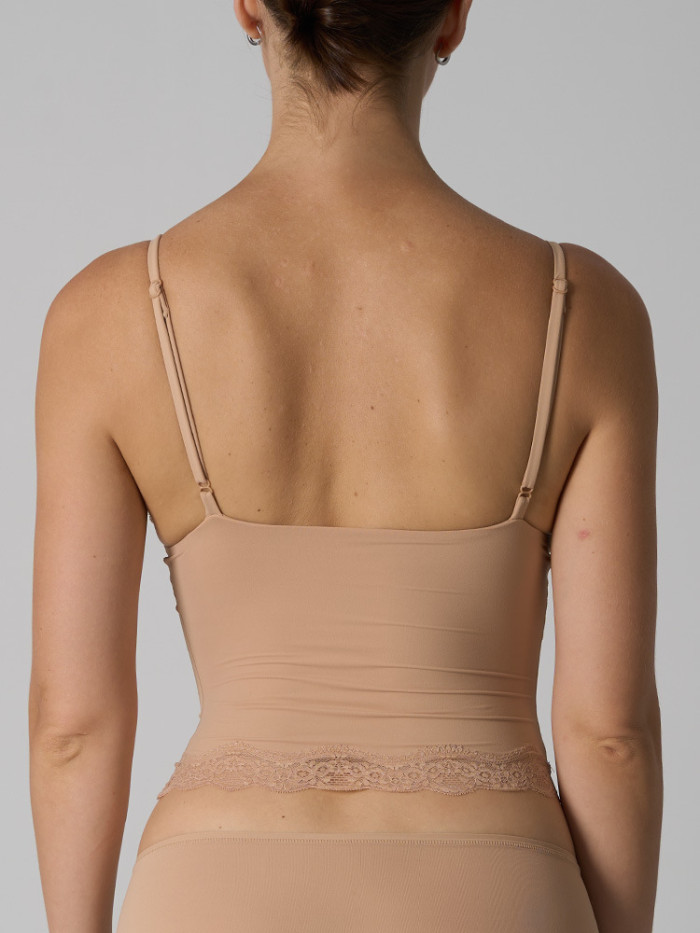Wholesale Sexy Deep V Camisole - Adjustable Straps Super Stretchy Lightweight Skin-Friendly Lace