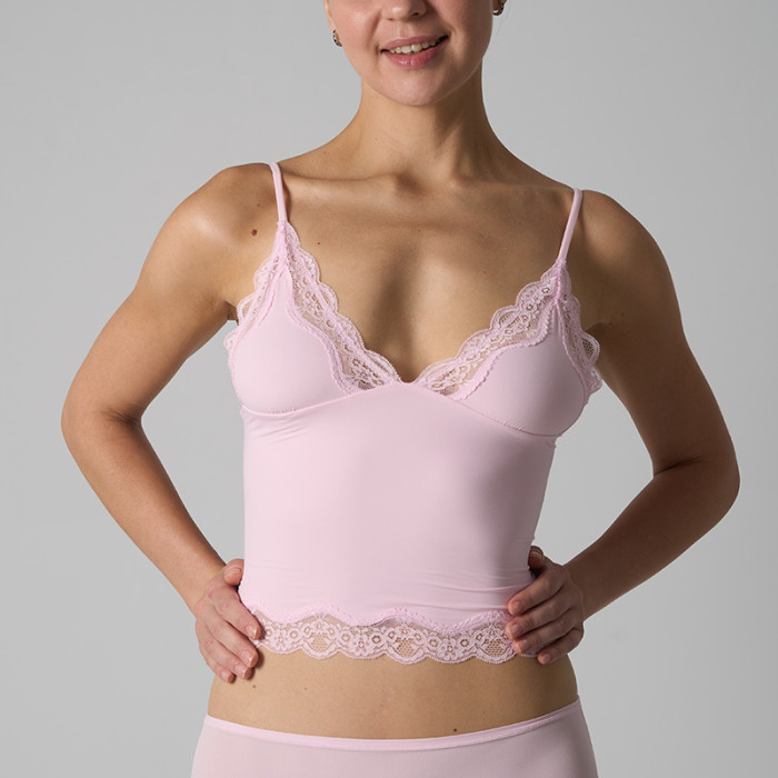 Wholesale Sexy Deep V Camisole - Adjustable Straps Super Stretchy Lightweight Skin-Friendly Lace