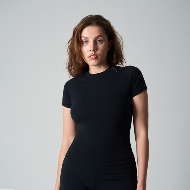 Wholesale Crew Neck T-Shirt Short-Sleeve High Elasticity Slim-Fitting Comfortable