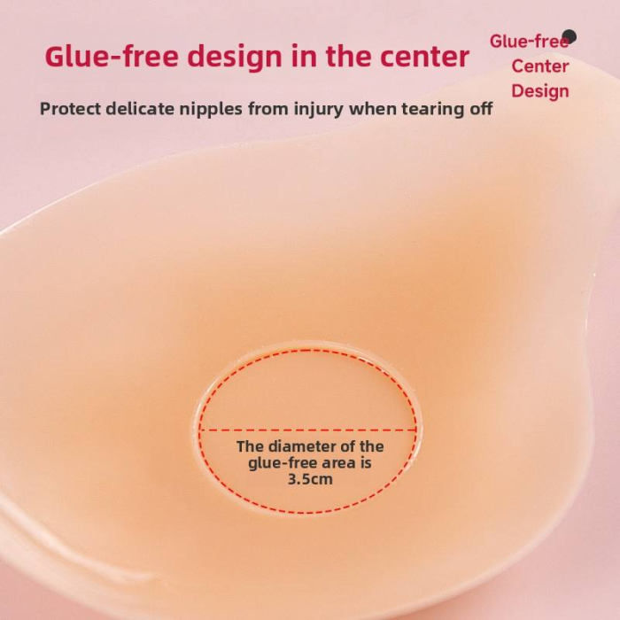 Zoyiame Semi-silicon Nipple Cover in Spoon Shape