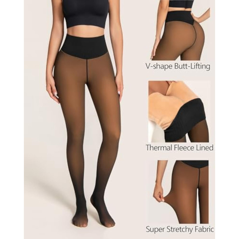 Zoyiame Thermal Shaping Leggings with High Waist