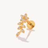 Flower Helix Earring