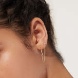Zircon Pin Chain Earring