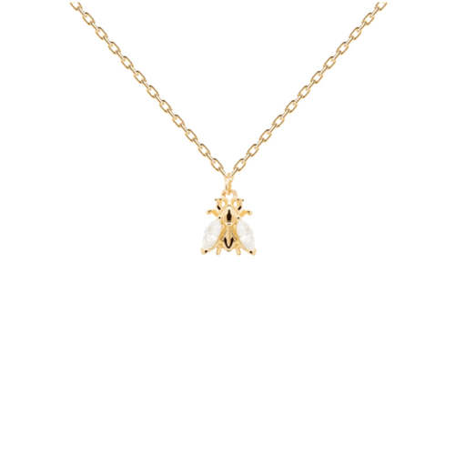 CZ Bee Necklace