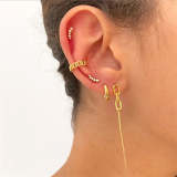 Solid Tassel Threader Earrings