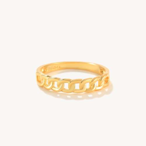 Hollow Chain  Ring