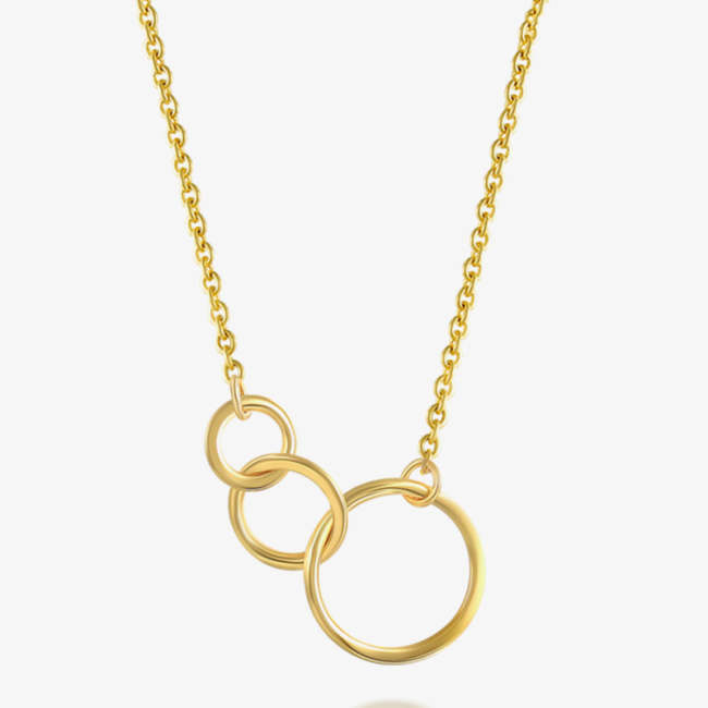 Interlocking Circles Necklace