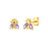 Multicolor Bee Stud Earrings