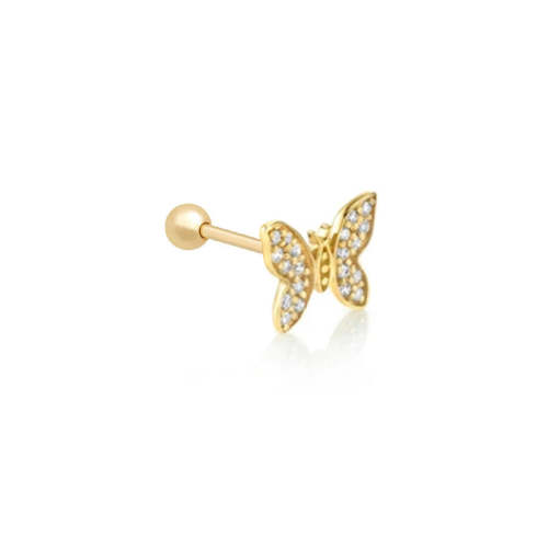 Butterfly Zircon Earring