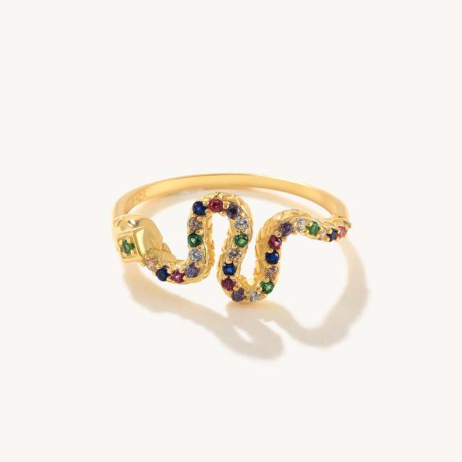 Multicolor Snake Ring