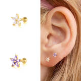 Flower Lobe Piercing Earring