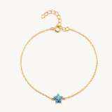 Flower Turquoise Bracelet