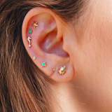 Solid Starfish Piercing Earring