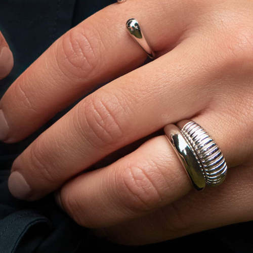 Chunky Dome Open Ring