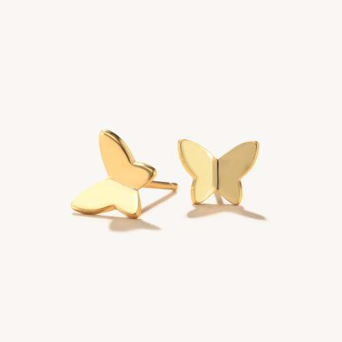 Solid Butterfly Studs