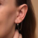 Chain Lobe Earrings
