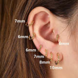 Chain Huggie Earring Set
