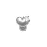 Heart Zircon Cartilage Earring
