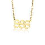Lucky Number Dangle Necklace