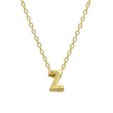 Solid Initial Necklace