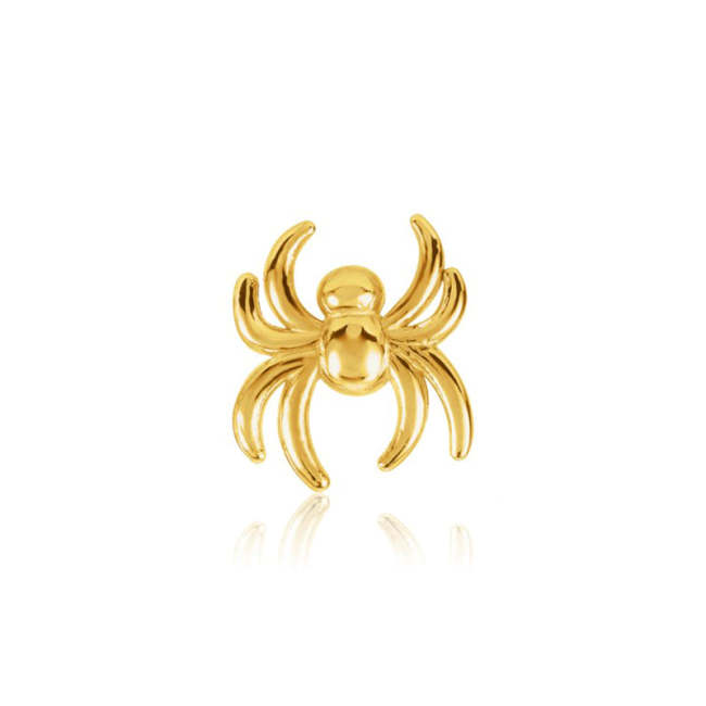 Solid Spider Stud Earring