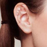 Solid Waterdrop Piercing Earring