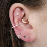 CZ Cartilage Daith Earring