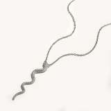Snake Sterling Silver Necklace