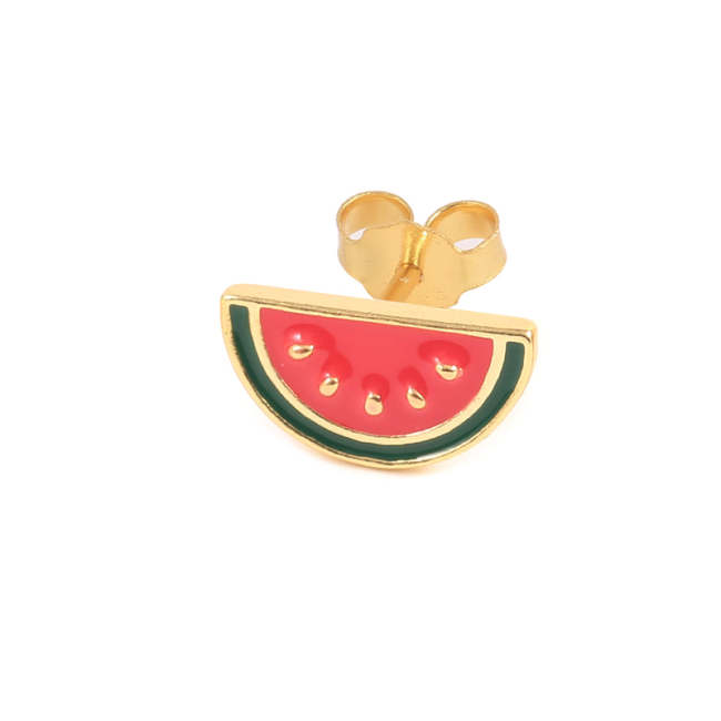 Watermelon Stud Earring