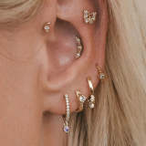 Curved Conch Piercing Earring