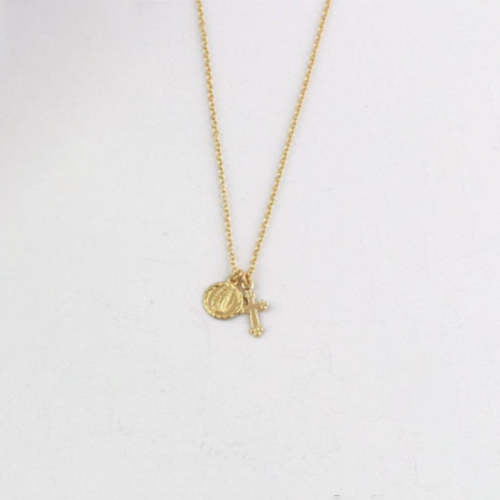Cross Gold Plated Necklace