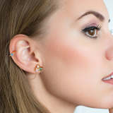 Multicolor Zircon Threader Earring
