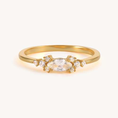 Gold  Plated Engagement Ring